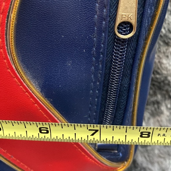 Vintage 1970's Red White Blue Golf Club Bag Table Lamp - Picture 16 of 16